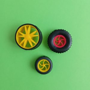 چرخ روباتیک در3 سایز