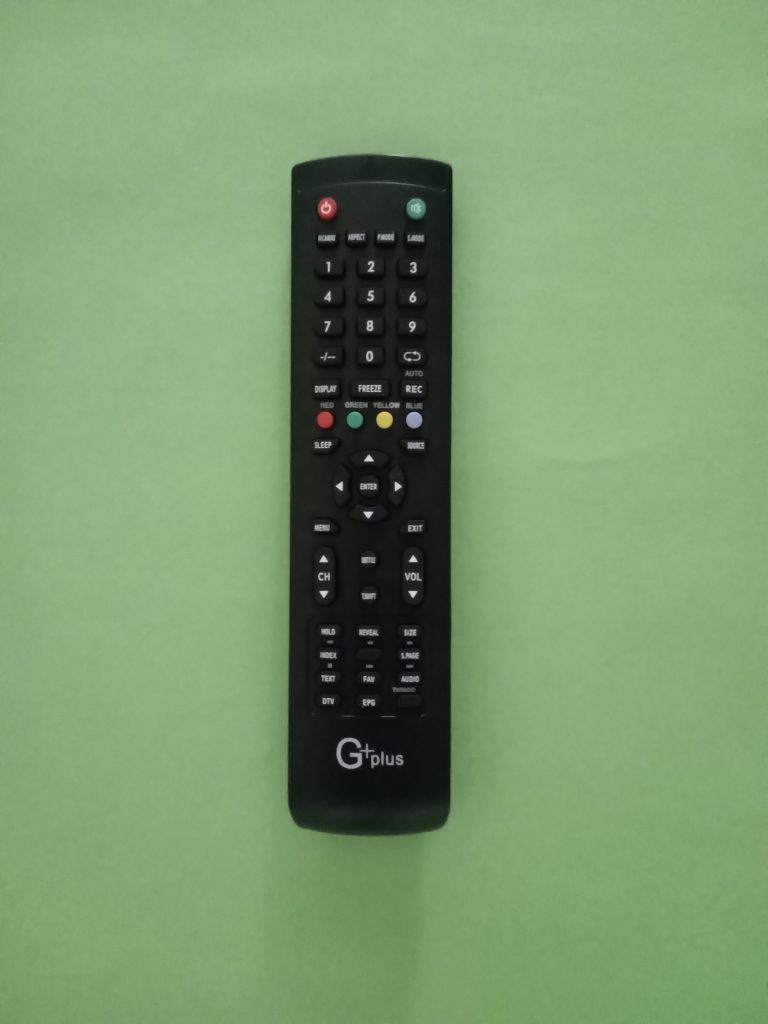 کنترل تلویزیون LED جی پلاس طرح 2500